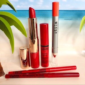 5pc Red + Orange Makeup Collection